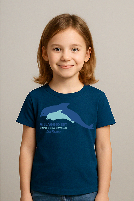 Miniatura: T-shirt bambini blue navy