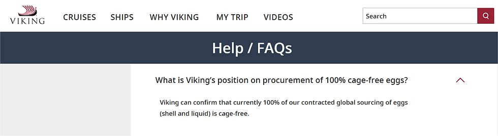 Figure 1: Viking Cruises’ Official Website.