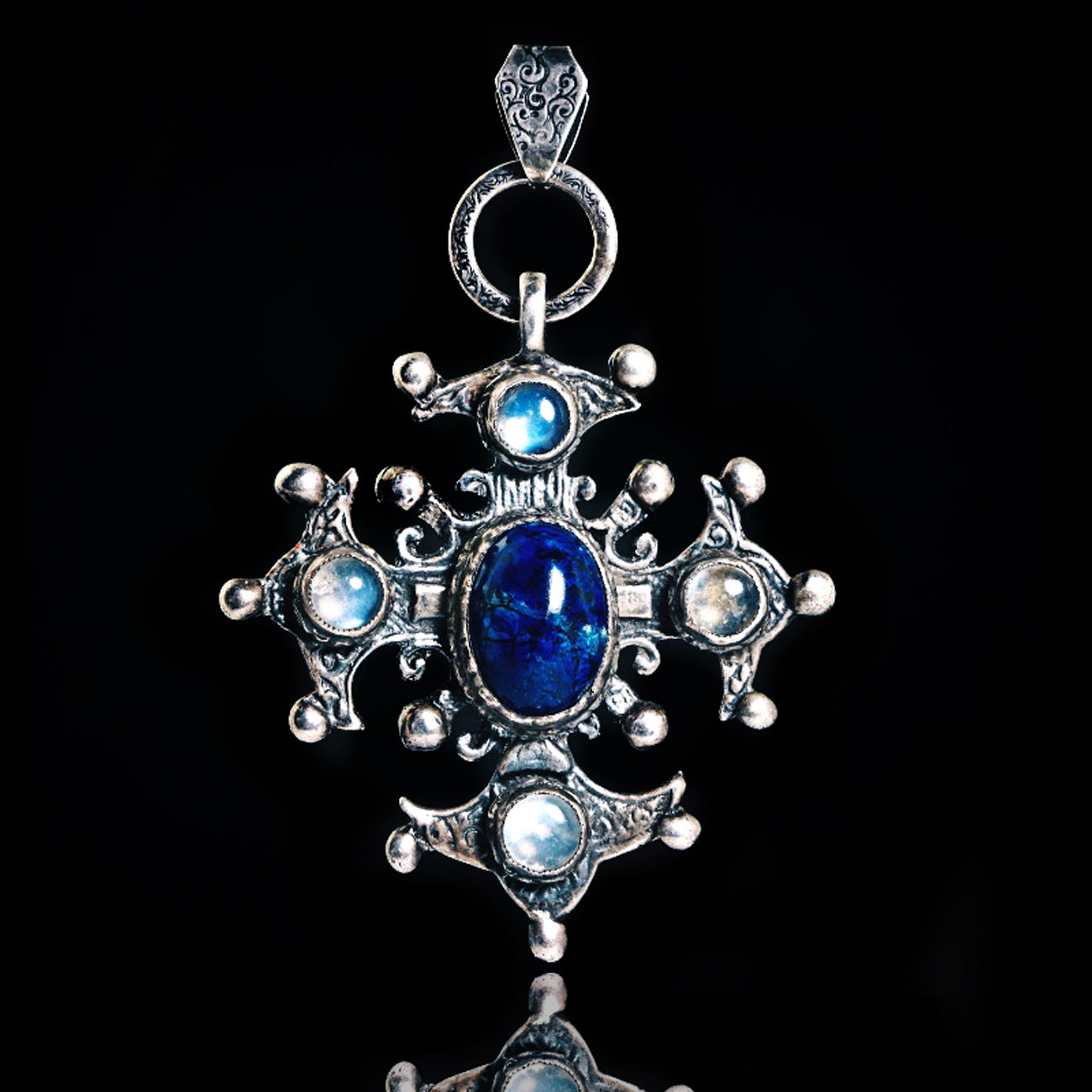 Absolutely Stunning Incredibly Rare Fratelli P Peruzzi 19th Century Gothic Cross