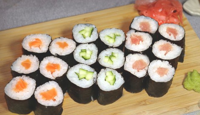 Arranged Food and Objects