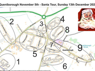 Santa Tour Zone Map