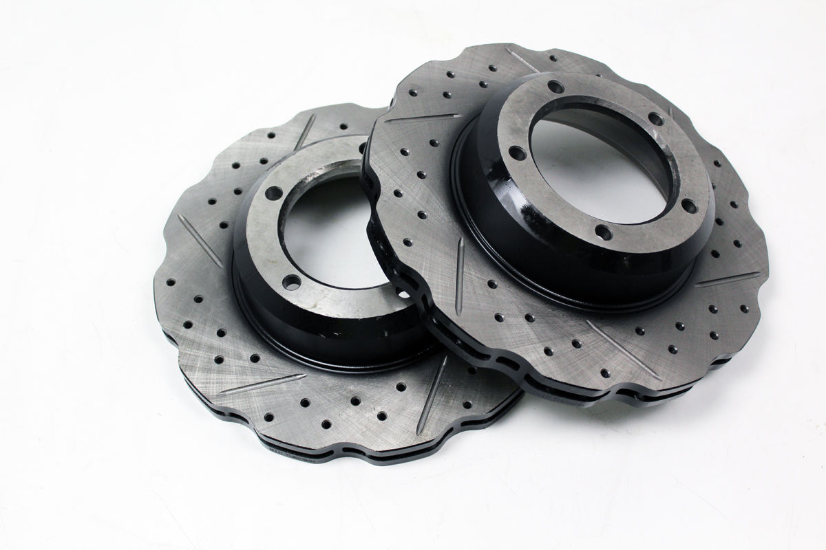 Brake Disc - Drilled Grooved Wavy