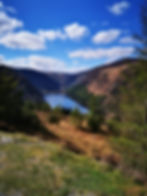 Upper Lake Glendalough in the Wicklow Mountains National Park