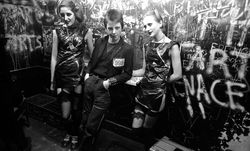 Lar & punk girls. Roxy_Club_London. Jan_1978
