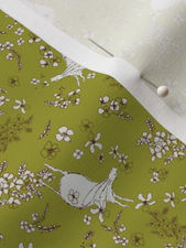 14992105-rabbits-flowers-brown-white-on-vintage-pea-green-small-b23008r06a-by-lost_button_