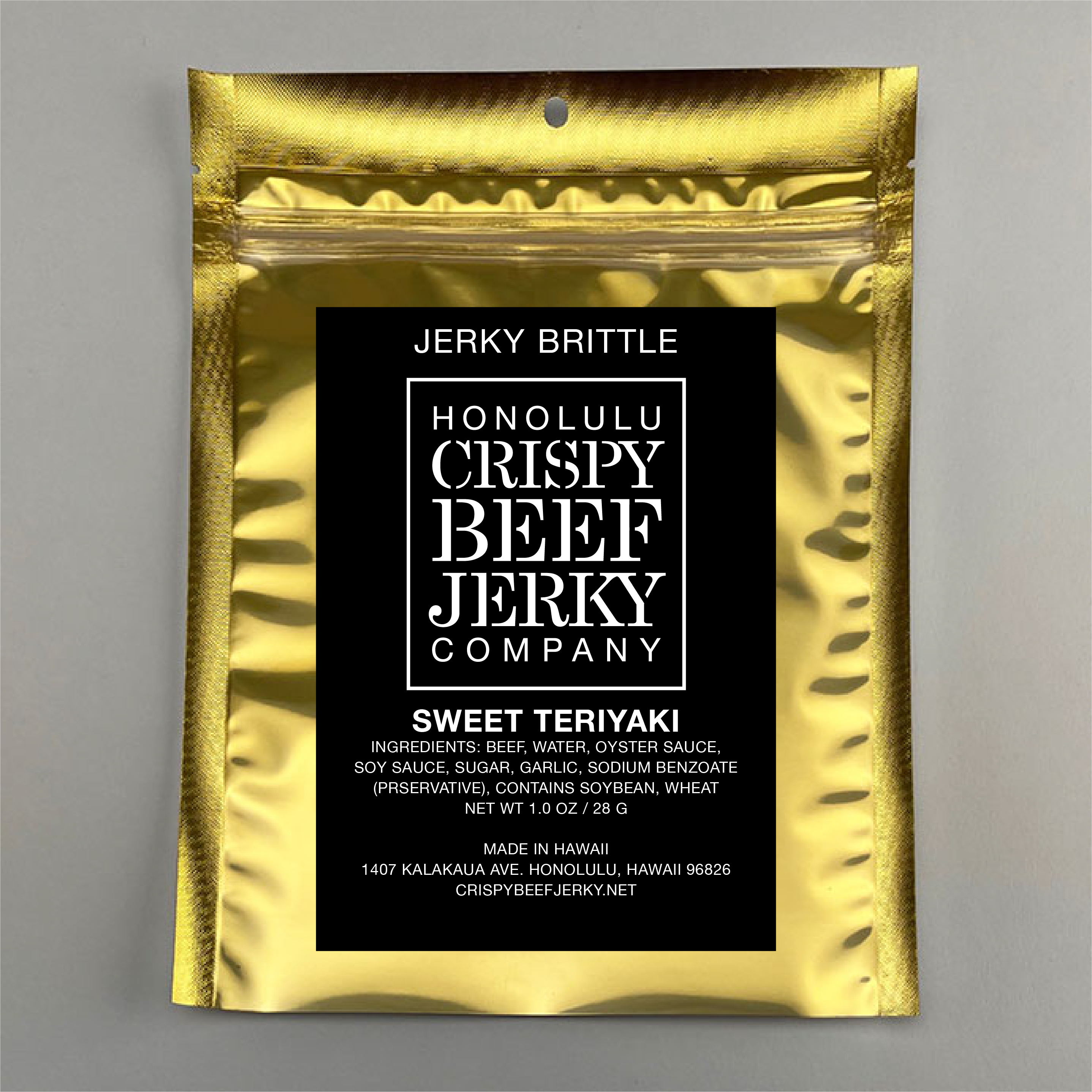 Crispy Beef Jerky: Sweet Teriyaki Brittle