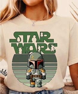 Thumbnail: Funny Star Wars T-Shirt Death Star Classic Stormtrooper Print Short Sleeves T-sh