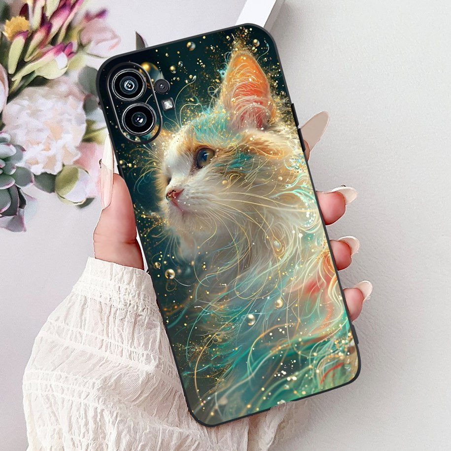 Thumbnail: Phone Case 6.55" For Nothing Phone (1) One 1 A063 Soft Black Silicone Shockproof