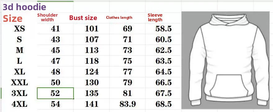 Thumbnail: Street Sle 3D Printed Long Sve Hoodie Retro Jaet Zipper Closure Comfortable Cott