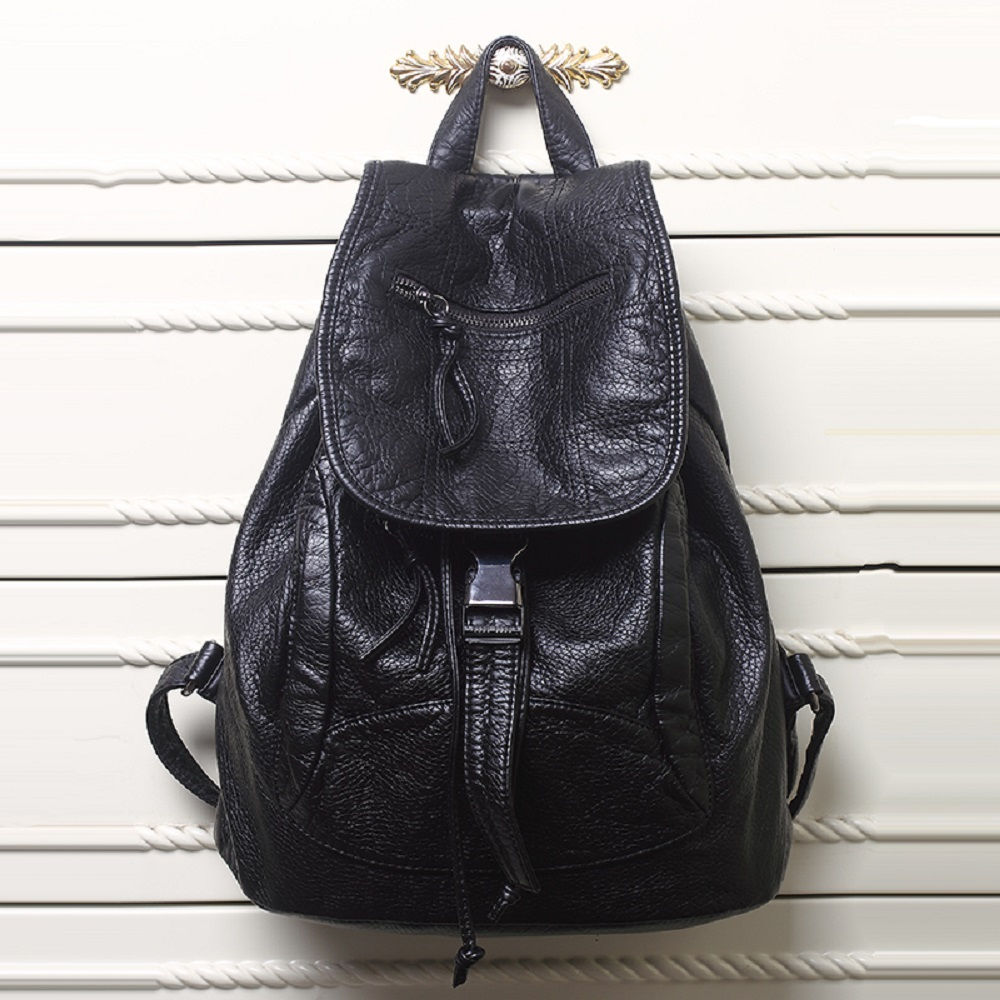 Backpack; 2025 New Backpack; Vintage Backpack; Portable Shoulder Bag; Pu Leather