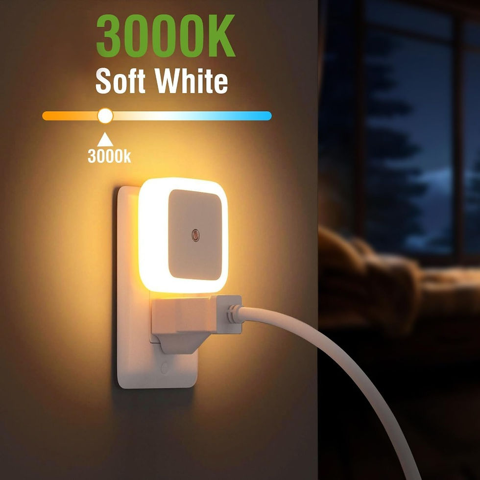 Thumbnail: LED Night Lights Plug Into Wall Dusk To Dawn Light Sensor Night Light for Adults