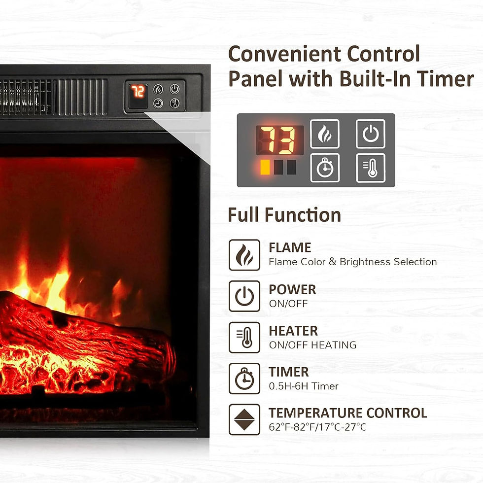 Thumbnail: 72" Electric Fireplace with Mantel and Cabinets, Fireplace TV Stand for Living R