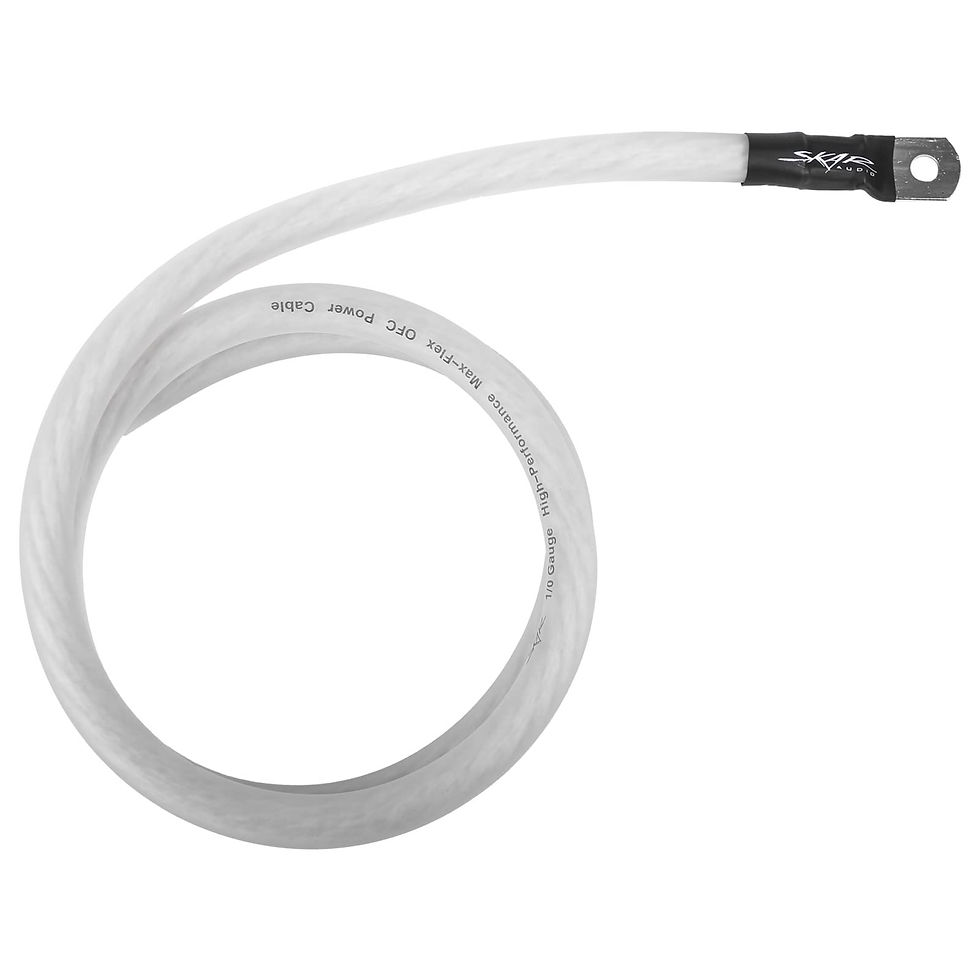 Thumbnail: Skar Audio 1/0 Gauge OFC Big 3 Complete Upgrade Electrical Wiring Kit, SKBIG3...