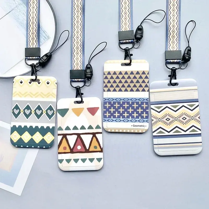 Thumbnail: Women Men Business Card Holder Cute Credit Card Holders Bank ID Holders Badge Ch