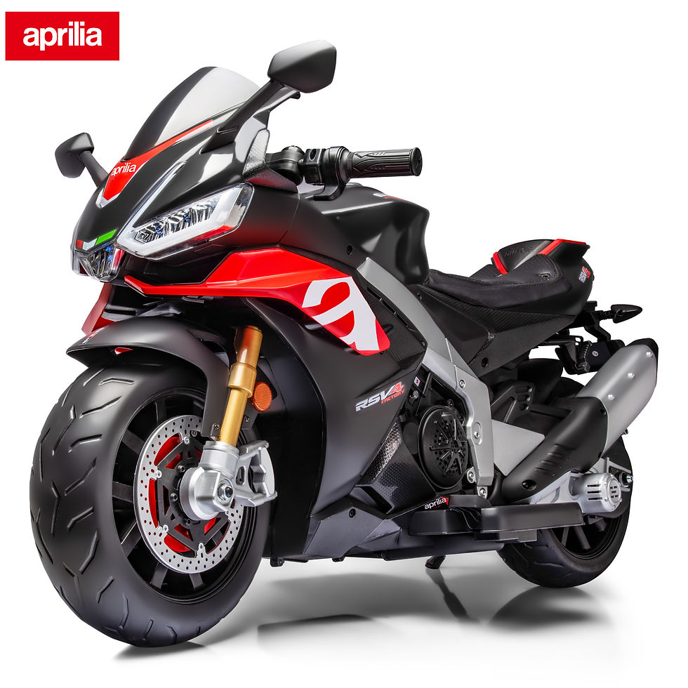 Thumbnail: 24V Kids Motorcycle Electric Motorbike Aprilia Licensed Ride on Toy w/LED Lights