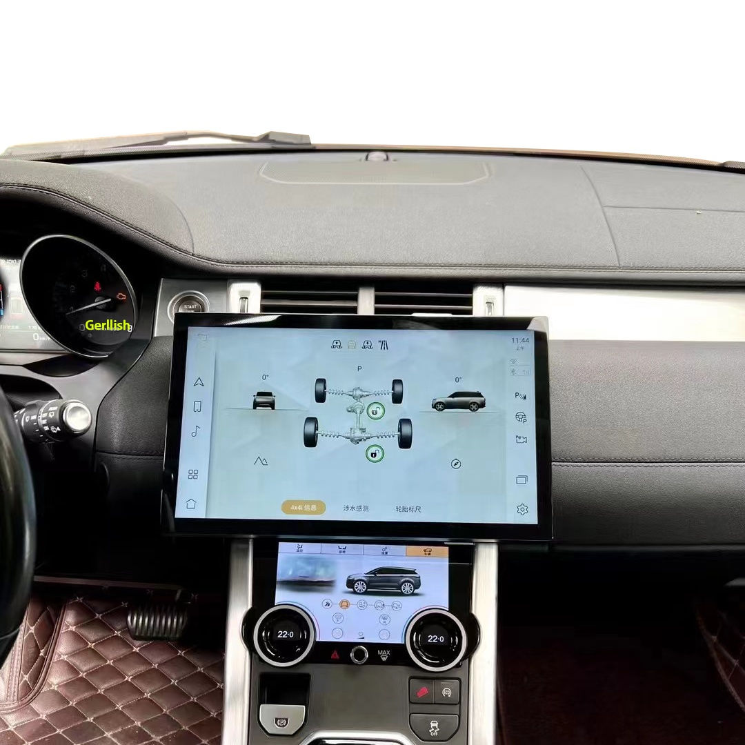 Gerllish 13.6" Android GPS Multimedia Car for DVD Player New AC Panel Climate Co