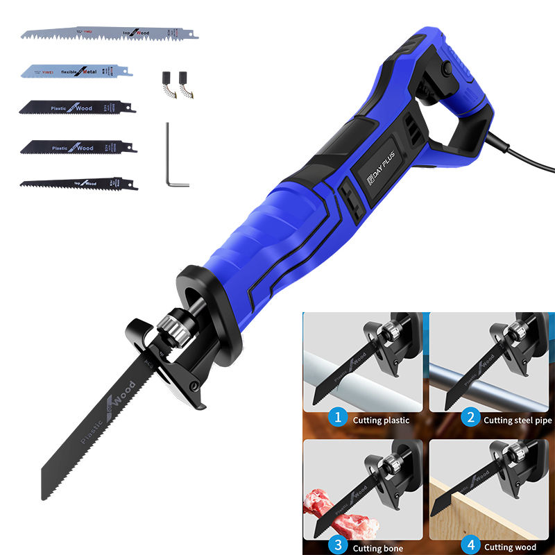 BRIEFNESS 1000W Wired Variable Speed Sabre Saw, Electric Reciprocating Saw Suita