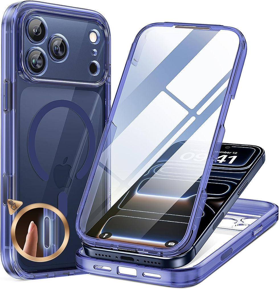 Thumbnail: Miracase Magnetic for iPhone 15 Pro Max Case 6.7'' [Compatible with Magsafe] Fu