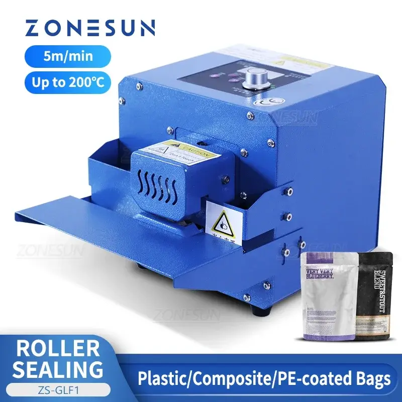 Thumbnail: ZONESUN ZS-GLF1 Portable Bag Sealing Machine Aluminum Foil Composite Plastic Fil