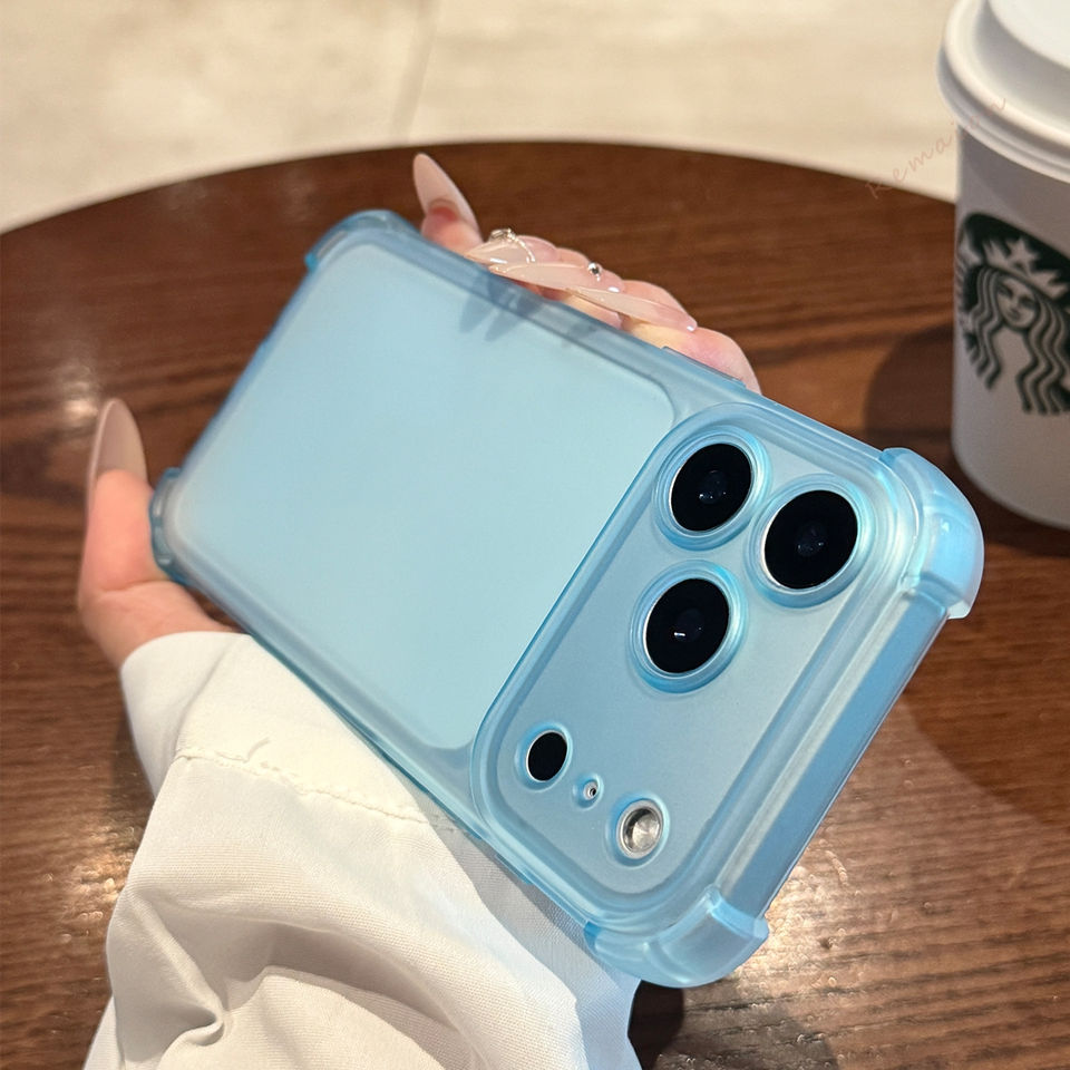 Thumbnail: Cute Matte Clear Phone Case for iPhone 17 Air 16E 14 15 16 11 12 13 Pro Max Plus