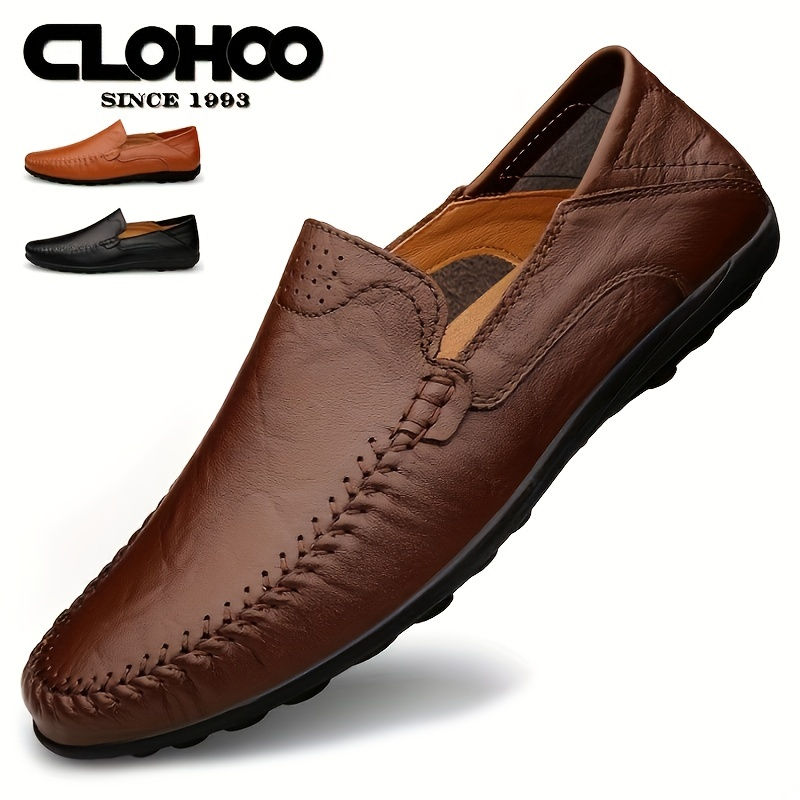 Thumbnail: Men's Business Casual Shoes Comfortable Breathable Stitched