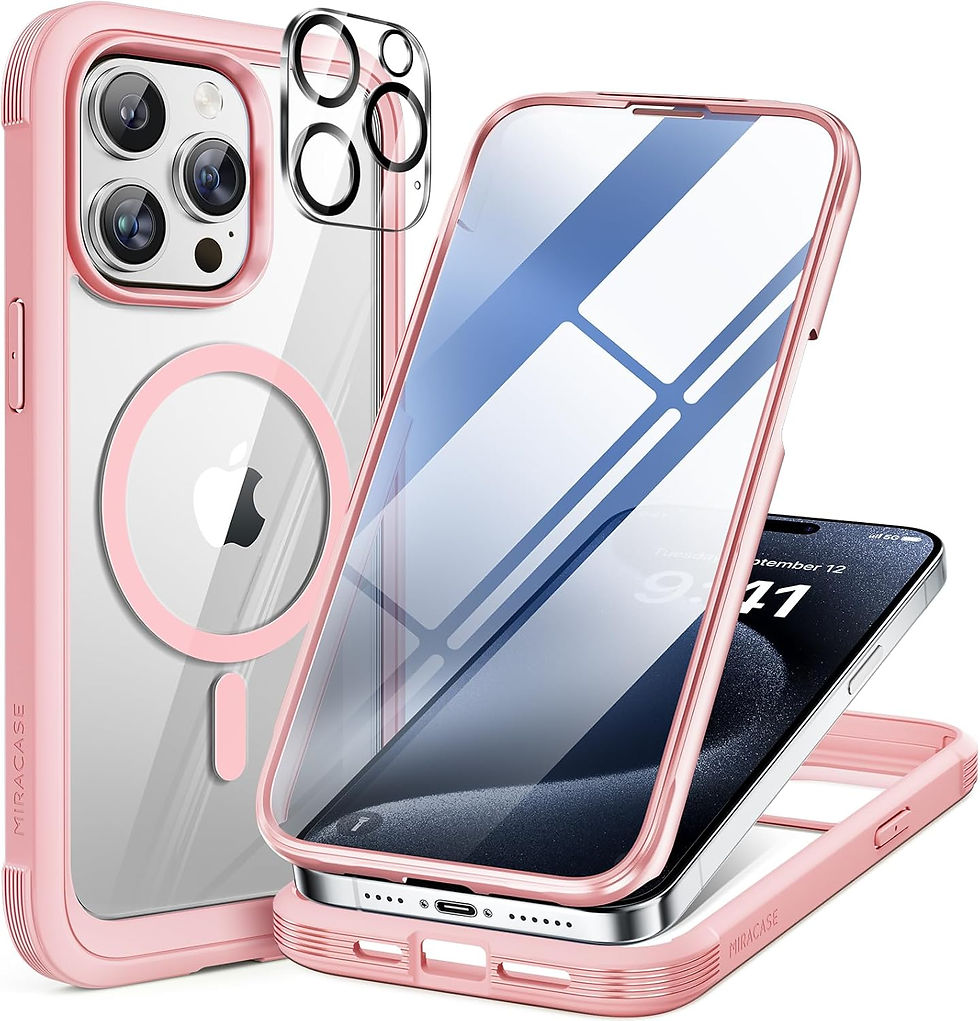 Thumbnail: Miracase Magnetic for iPhone 15 Pro Max Case 6.7'' [Compatible with Magsafe] Fu