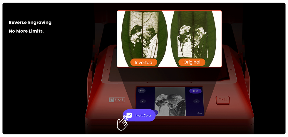 Thumbnail: AlgoLaser Pixi 10W Touch Screen Smart Engraving Machine with Roller 100x100mm En