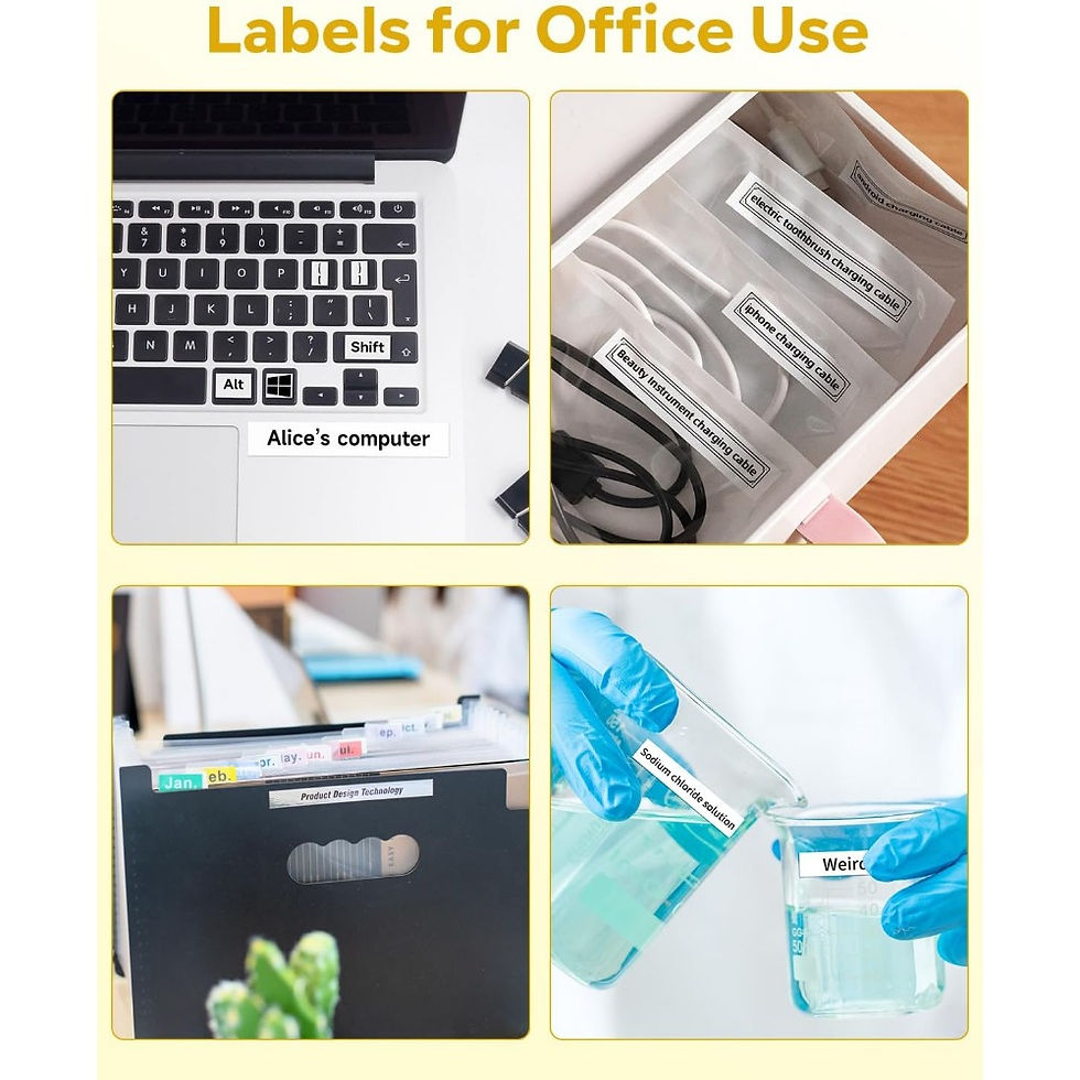 Thumbnail: P12 Mini Label Maker Machine with Tape Bluetooth Label Printer Handheld Sticker 