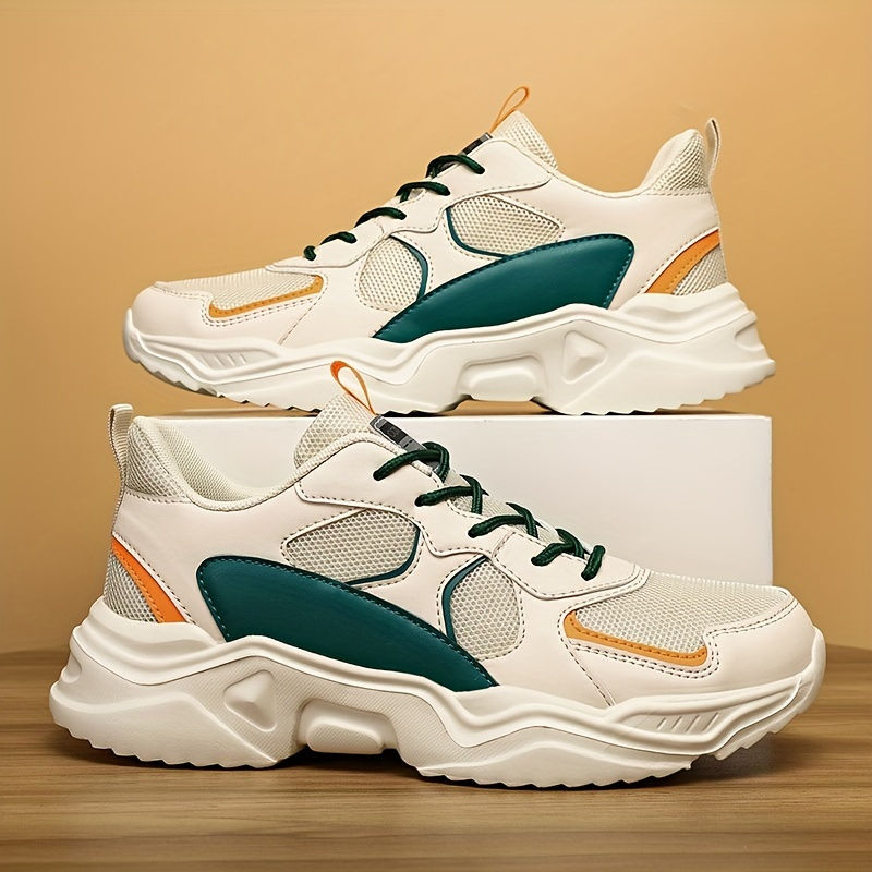Thumbnail: Men's Fashion Platform Sneakers - Casual Athletic Dad Shoes, Height-Increasing B