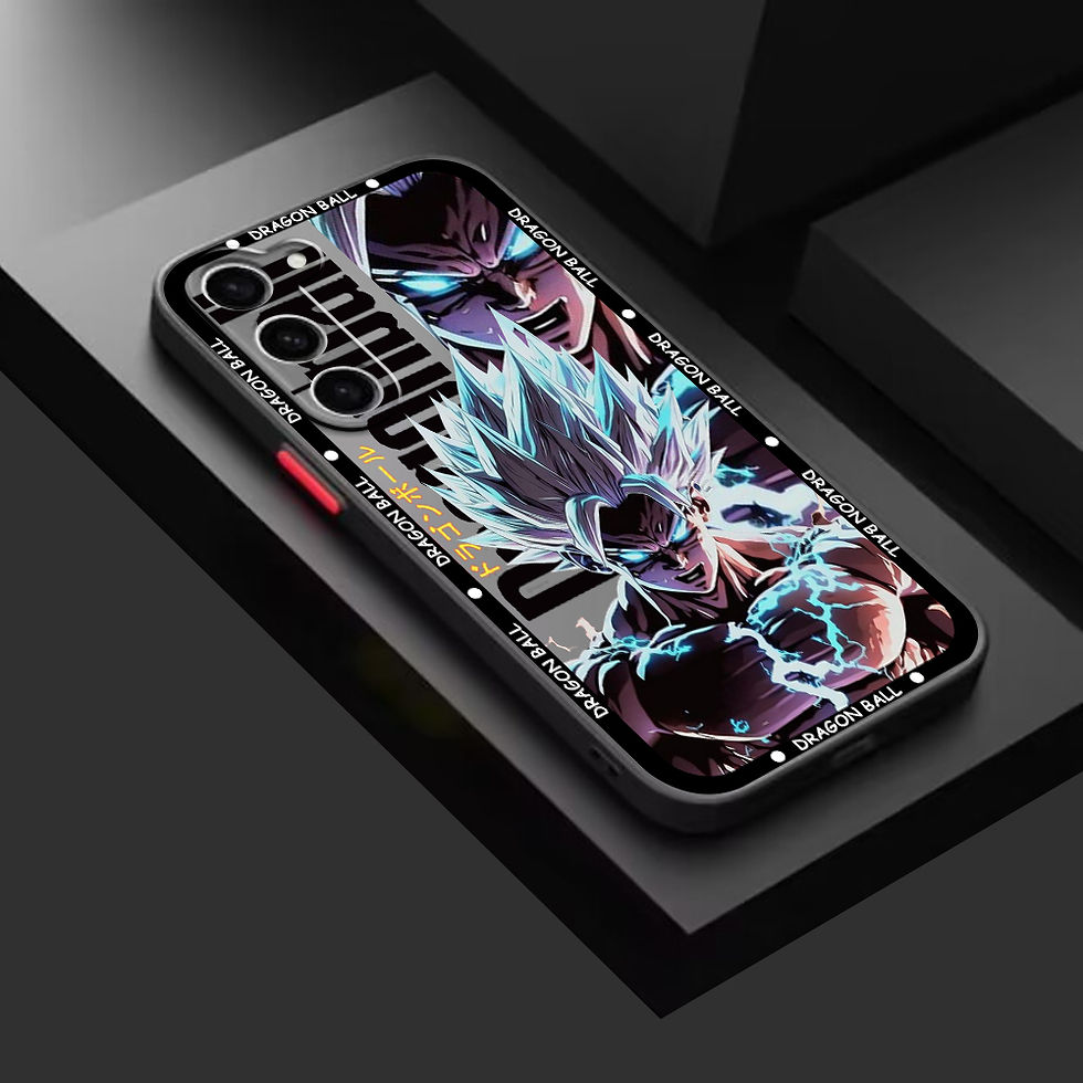 Thumbnail: D-Dragon Ball Gohan Goku Frosted Translucent For Samsung Galaxy S24 S23 S22 S21 