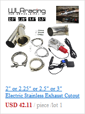 Thumbnail: Universal Stainless Steel 304 2.0" 2.25" 2.5" 3" Dual-Valve Electric Exhaust Dow