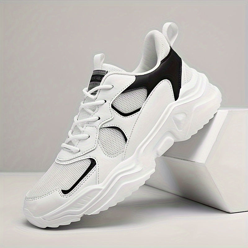 Thumbnail: Men's Fashion Platform Sneakers - Casual Athletic Dad Shoes, Height-Increasing B