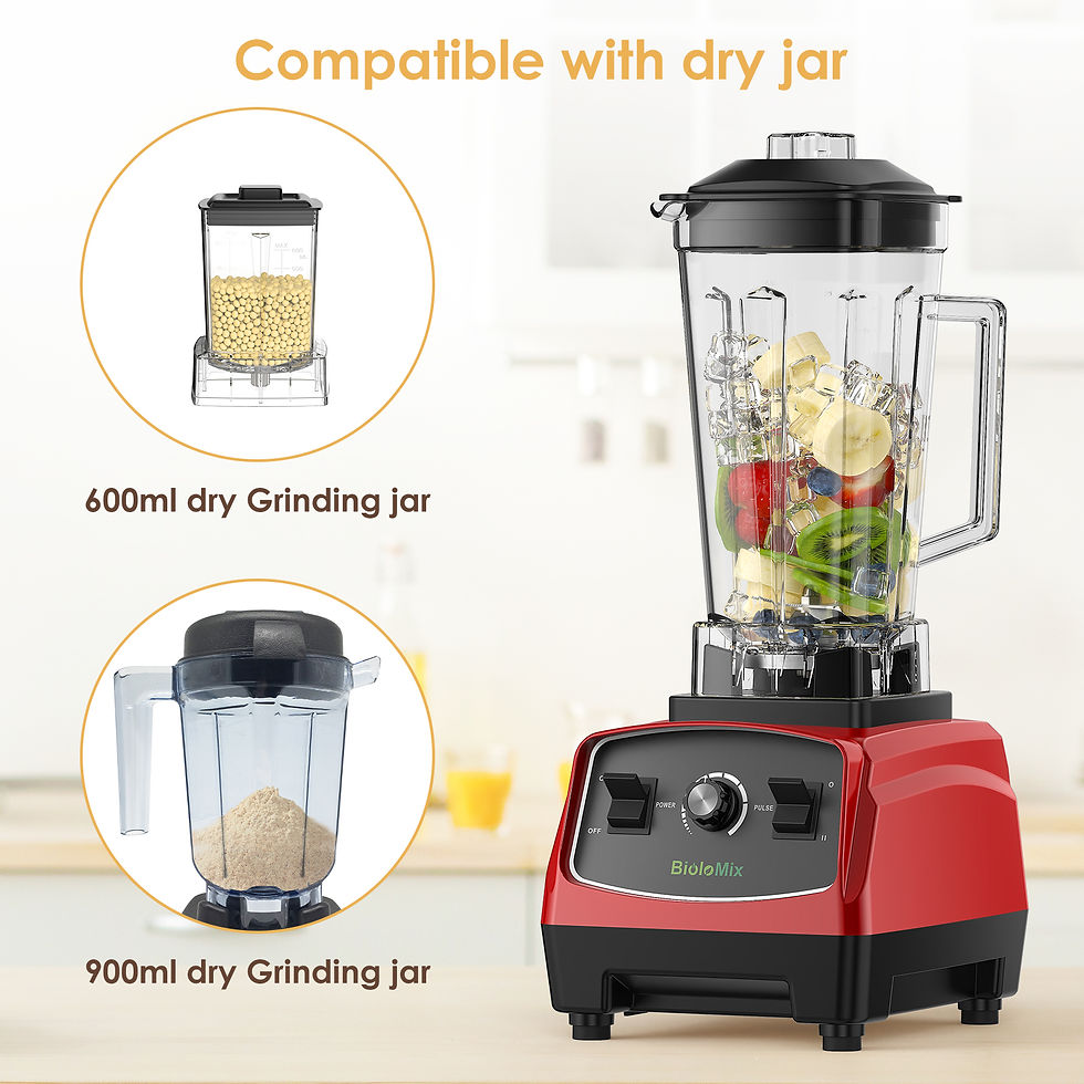 Thumbnail: BPA Free 3HP 2200W Heavy Duty Commercial Grade Blender Mixer Juicer High Power F