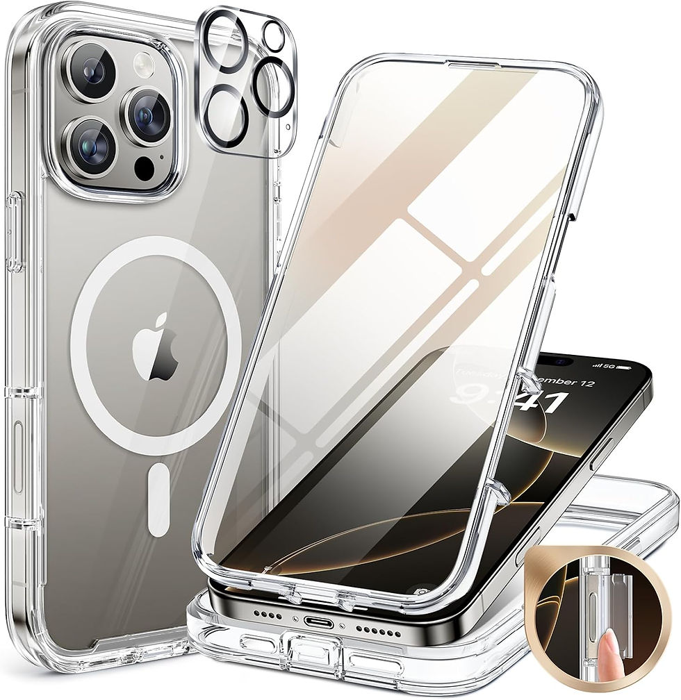 Thumbnail: Miracase Magnetic for iPhone 15 Pro Max Case 6.7'' [Compatible with Magsafe] Fu