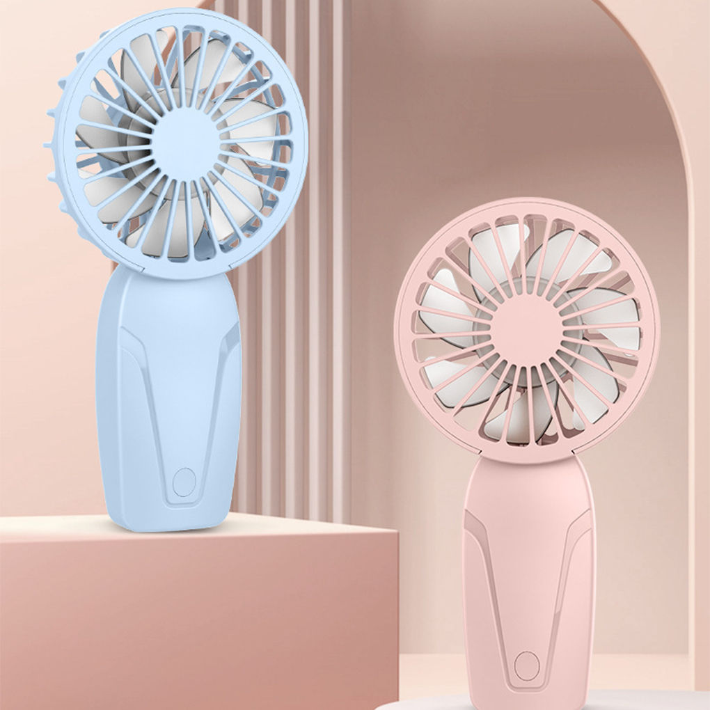 Portable Handheld Small Fan ABS Lightweight Cute Appearance USB Rechargeable Min
