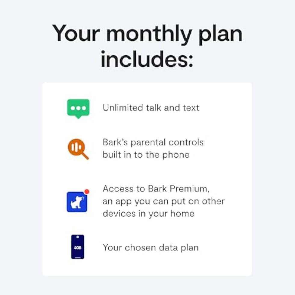 Thumbnail: Bark Phone - Safest Phone for Kids & Teens - Monitor Texts, Social Media, and M