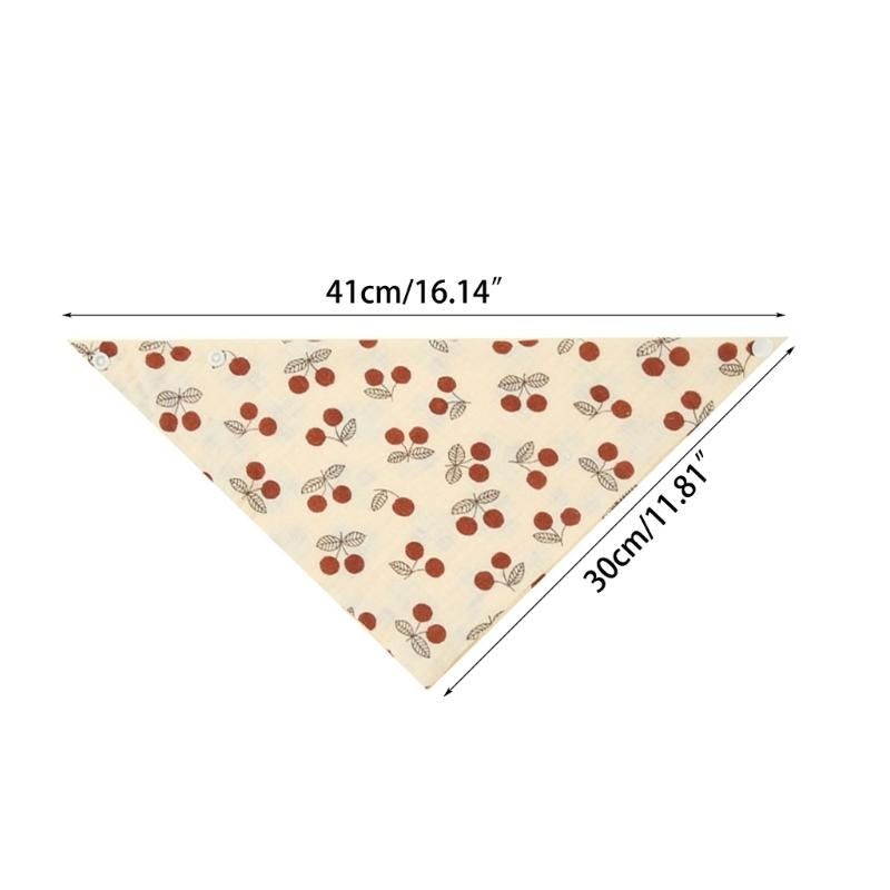 Thumbnail: Baby Burp Cloth Teething Bib Gauze-Cloth High Absorb Bandannas Bib Breathable Nu