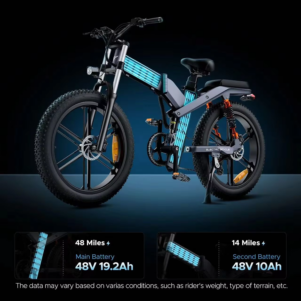 Thumbnail: ENGWE X26 E Bike Folding 1000W Motor 48V29.2AH Lithium Battery All-terrain Elect