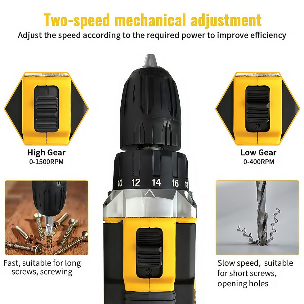 Thumbnail: Lithium battery-powered screwdriver, electric screwdriver, electric hand drill, 