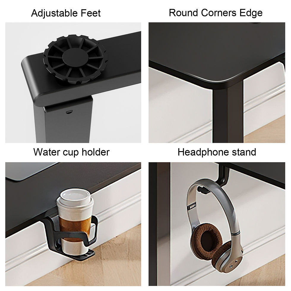 Thumbnail: L Shaped Standing Desk, 63/71x43 Inches Electric Stand Up Desk with Dual Motor &