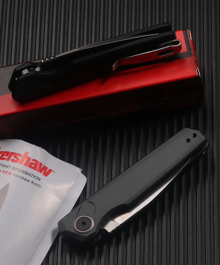 Thumbnail: ks7551 Grey anodized aluminum - CPM-154 - full height grinding, suitable for out