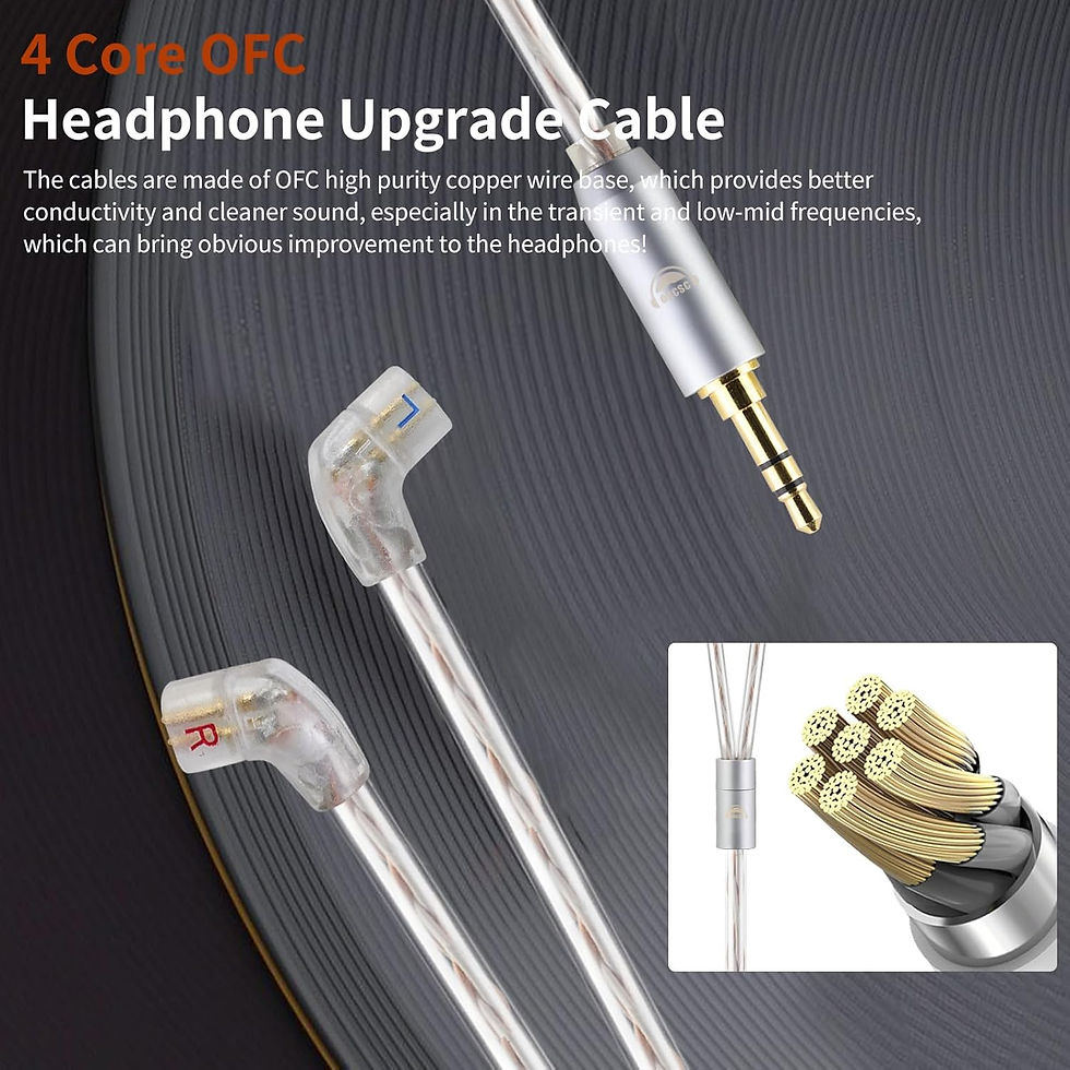 Thumbnail: okcsc QDC to 2.5MM Upgraded Replacement Cable for QDC Earphones Cable 4 Core for