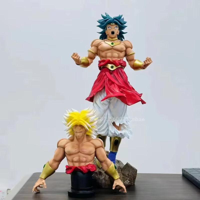Thumbnail: 58cm Dragon Ball Figure Broly Action Figures Interchangeable Bust PVC Resin Mode