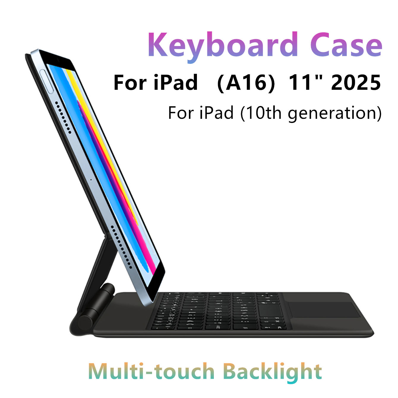 Keyboard Case For iPad A16 11 inch 2025 11th 10th generation Magic Smart Cover F