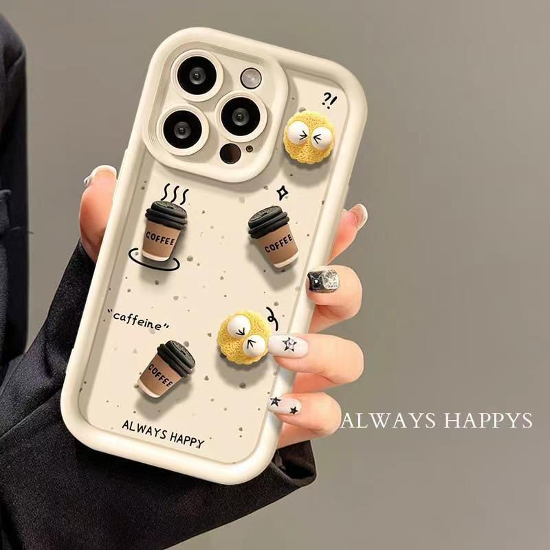 Thumbnail: Cartoon 3D Lucky Phone Case For Samsung S20 S21 S22 S23 FE Cute Coffer Back Cove