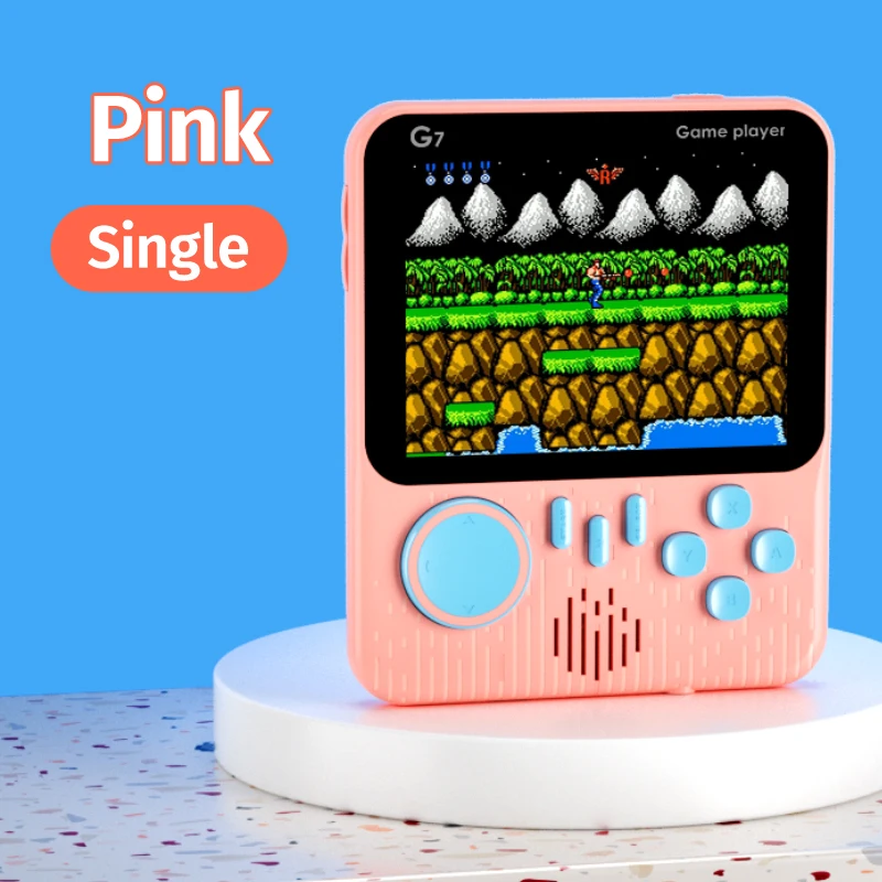 Thumbnail: Handheld Game Console 3.5 inch G7 666 in 1 Portable Retro Student Card Machine P