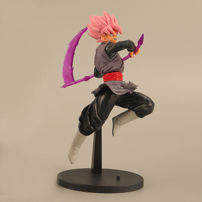 Thumbnail: 22cm Anime Dragon Ball Z Action Figure Black Son Goku Zamasu Take Sickle Fightin