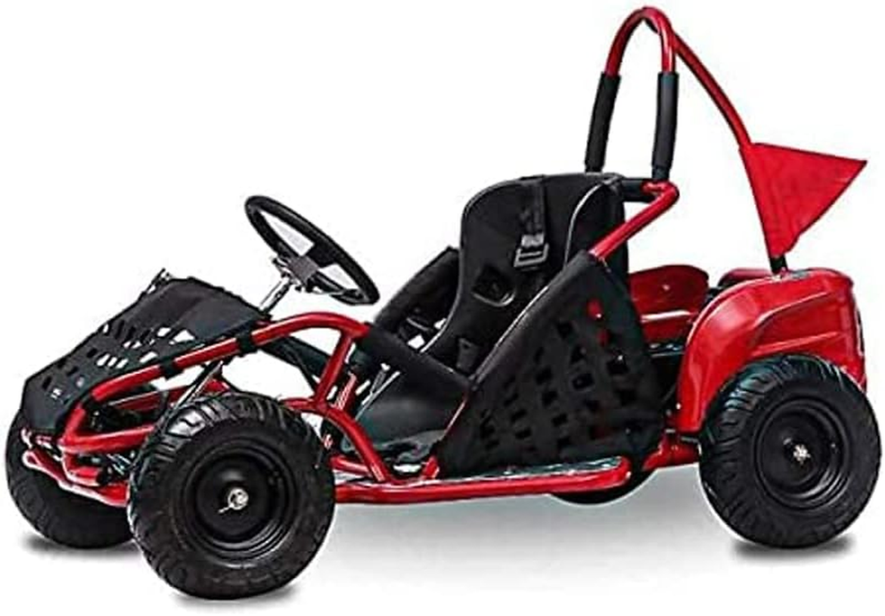 Thumbnail: Baja-X 48V 1000W Brushless Electric Go Kart, 3-Speed Setting Go Kart W/Forward &