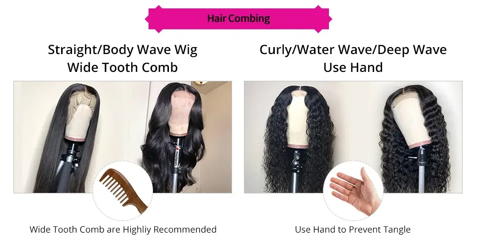 Thumbnail: 200 Density Body Wave 13x6 Lace Frontal Wig Body Wave 100% Human Hair Wigs For W