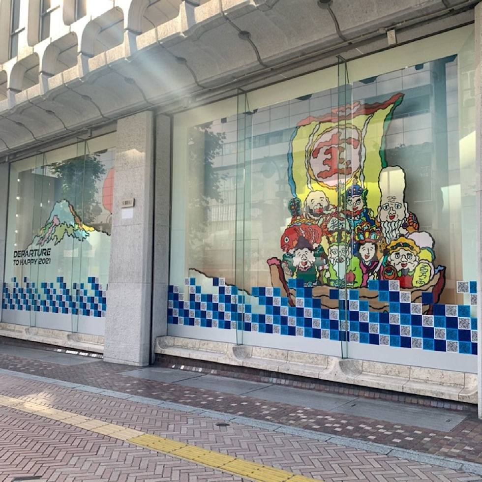 轟 友宏×西武渋谷店ショーウインドー